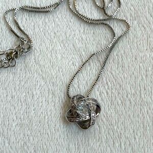 Sterling Silver Knot Necklace